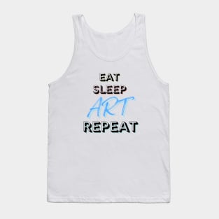 Eat sleep Art Tank Top